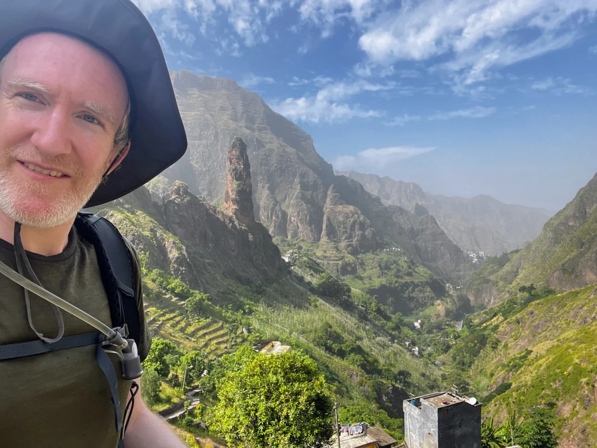 Selfie in the Ribeira da Torre valley