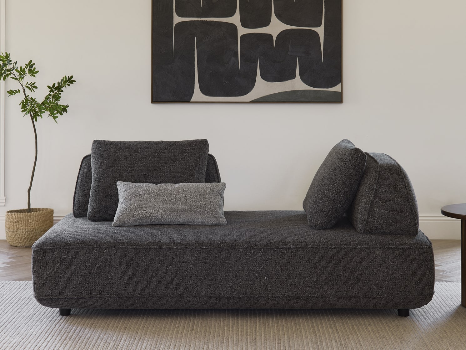 Bean Modular Sofa | Charcoal Fabric