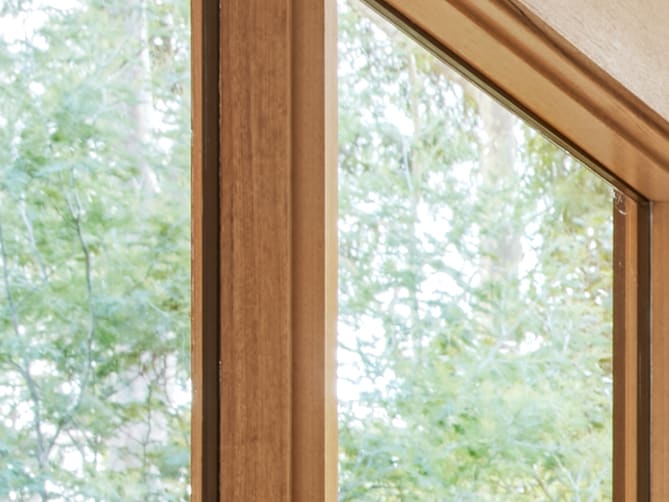 Finn Double Size Bed Frame | Natural Hardwood 