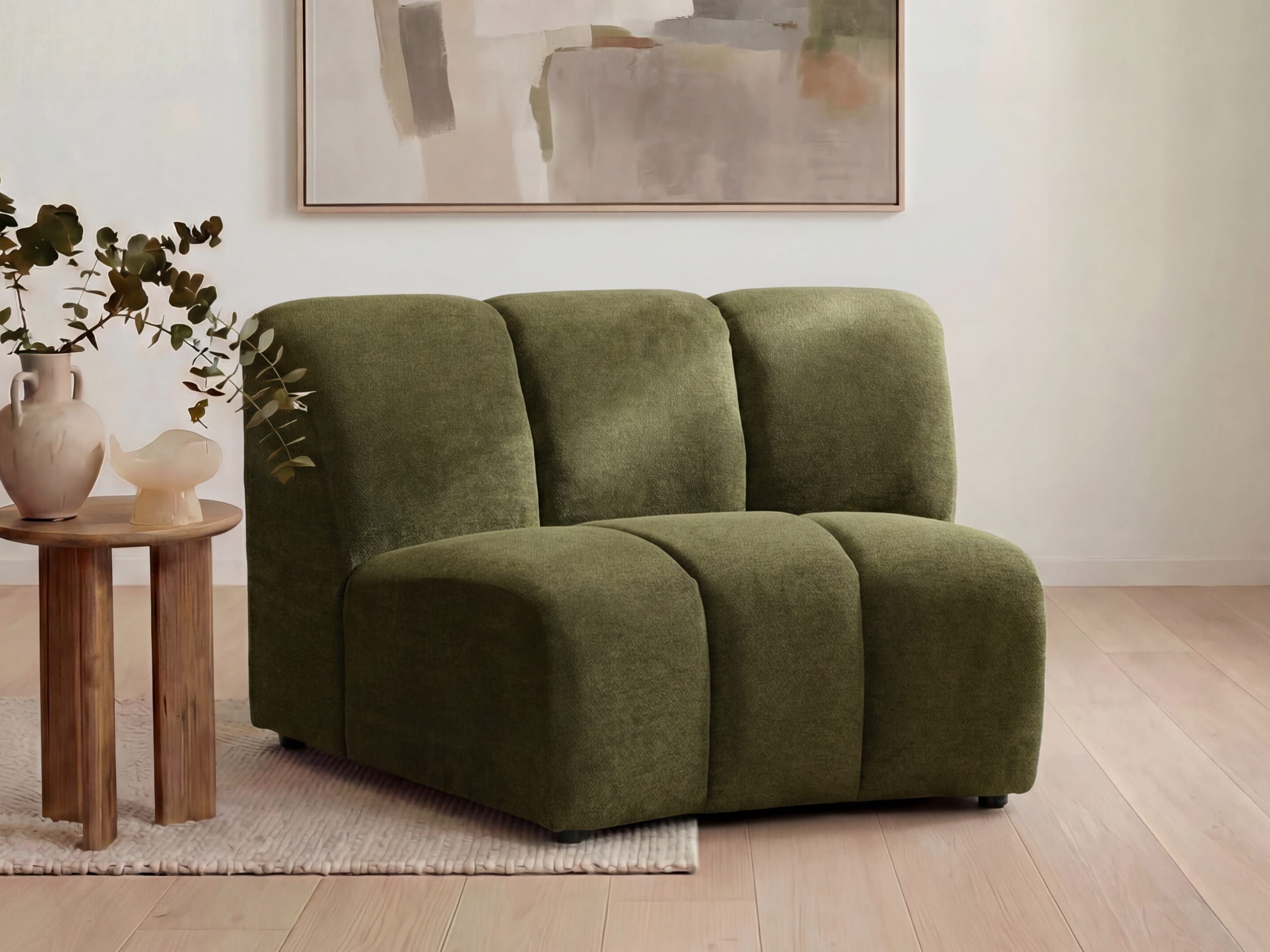 Cloud-9 Green Modular Armless Piece