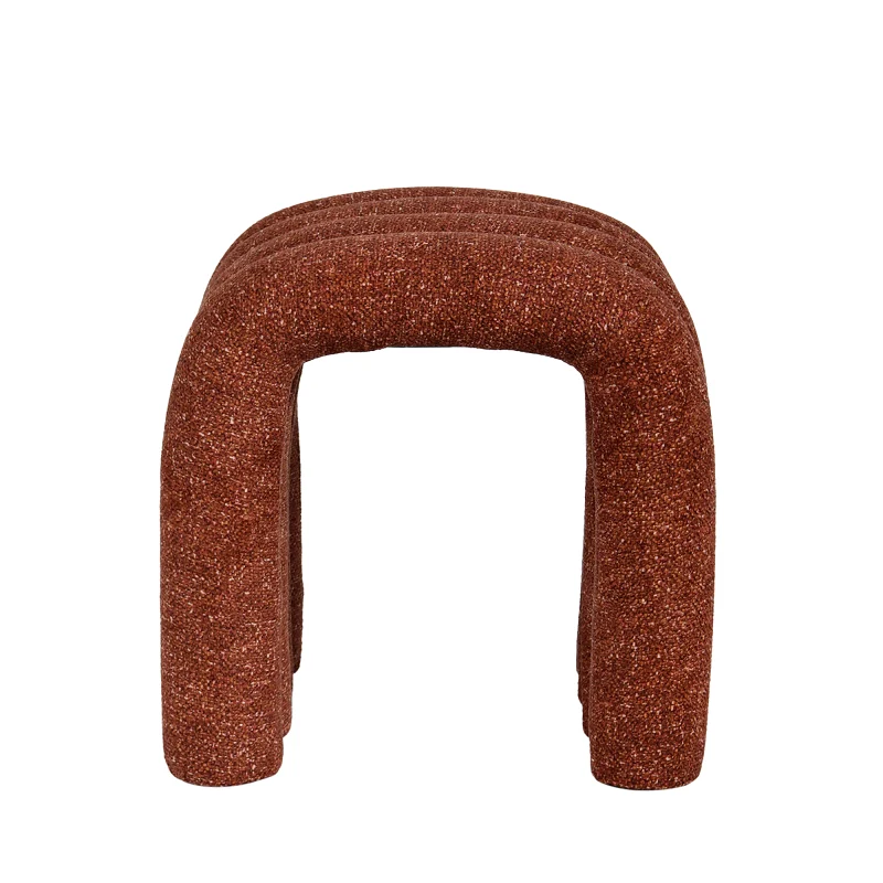 Arc Rust Orange Ottoman