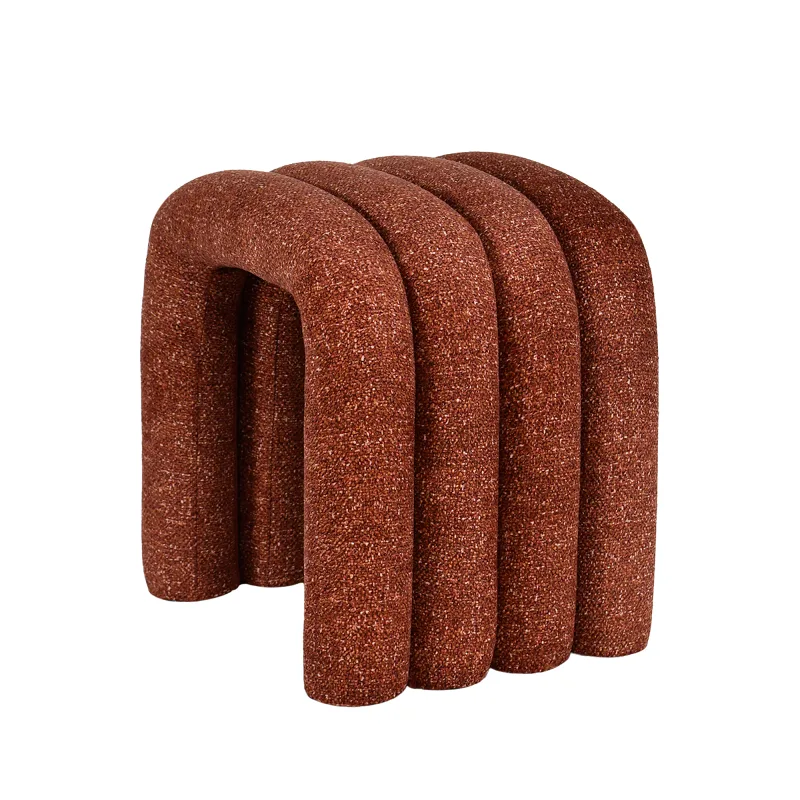 Arc Rust Orange Ottoman
