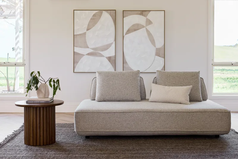 Bean Modular Sofa | Beige Fabric
