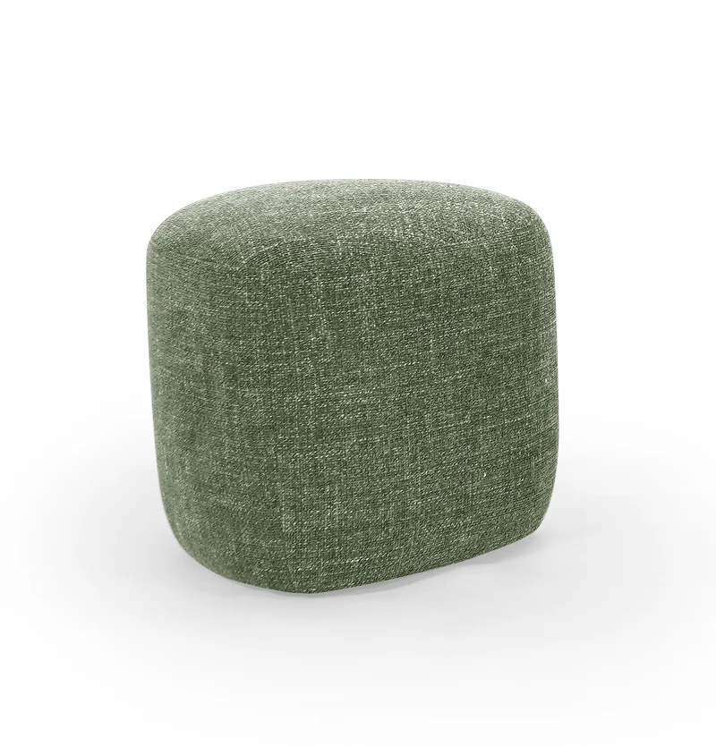 Bean Ottoman | Small | Light Green