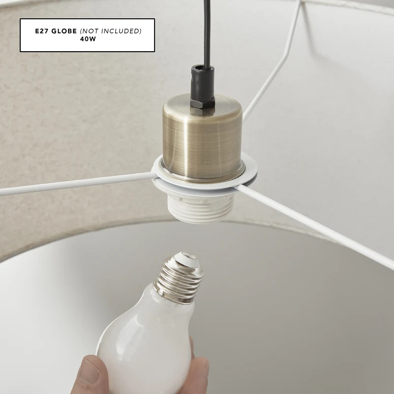 Brooklyn Floor Lamp Gold | 180cm