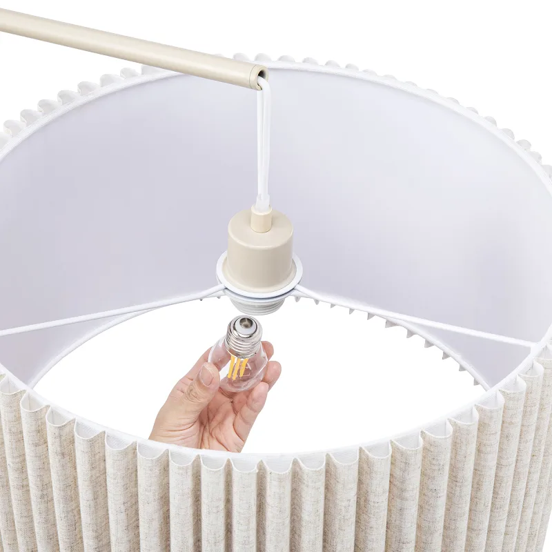 Brooklyn Floor Lamp | Oat | 180cm
