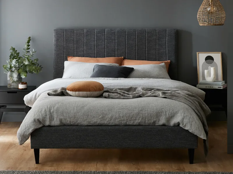 Cannes 5PCE Queen Bedroom Package | Charcoal