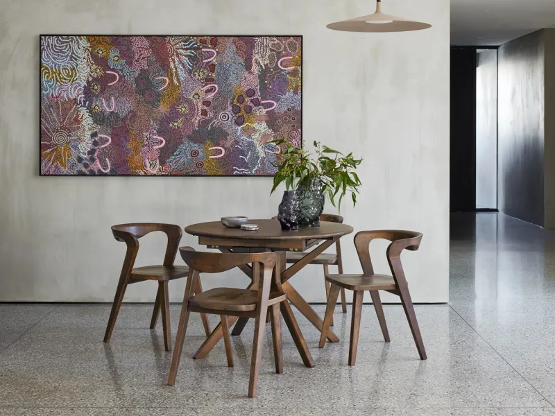 Casa Hardwood Dining Chair | Rustic Walnut