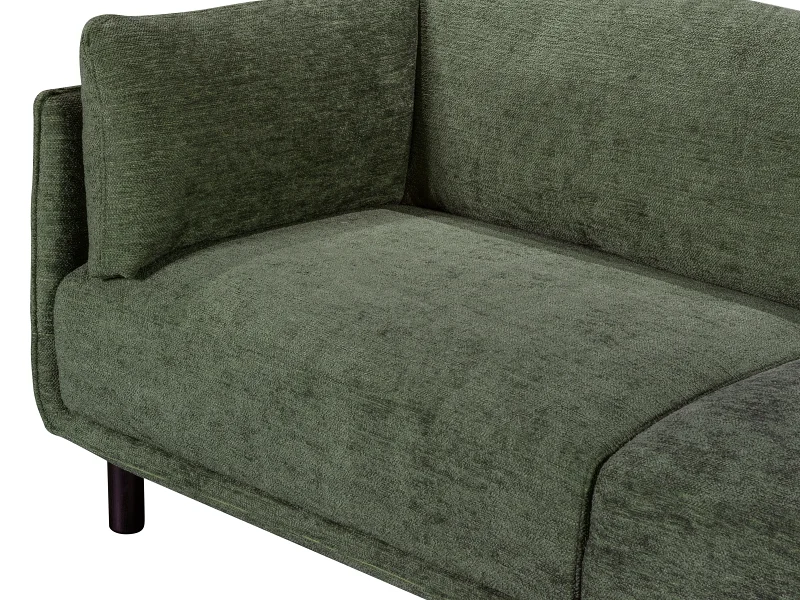 Coco 3PCE Living Room Package | Right Chaise | Green