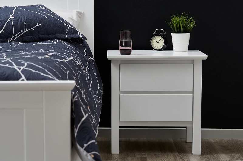 Coco 4PCE White Double Bedroom Suite | Trundle