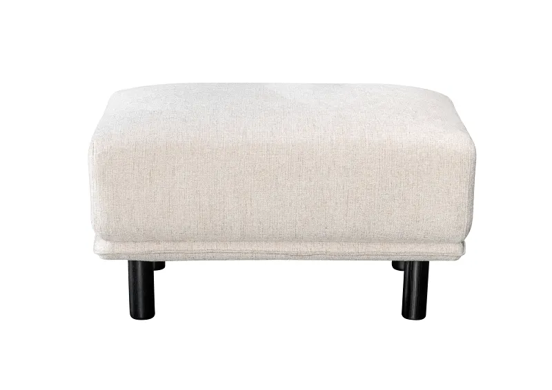 Coco Beige Fabric Ottoman