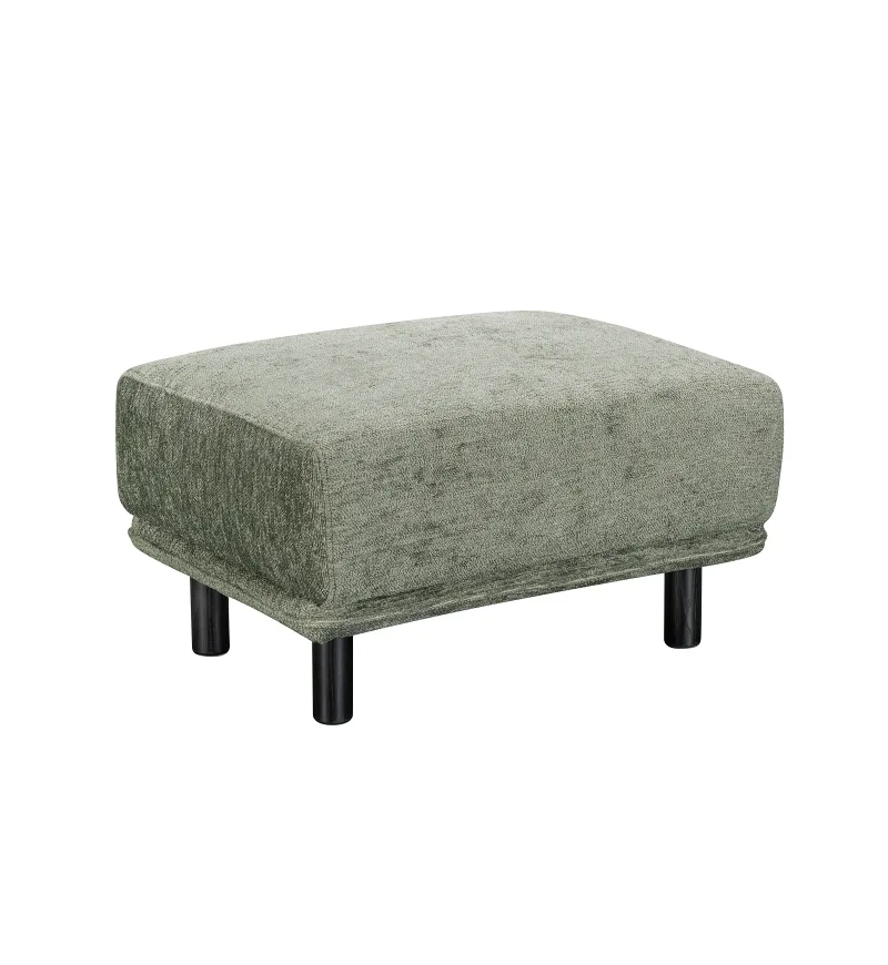 Coco Green Fabric Ottoman