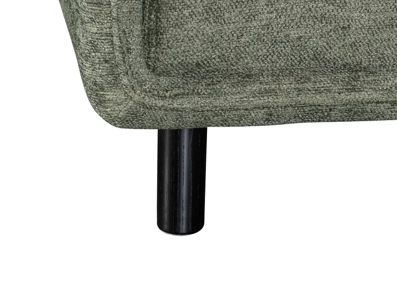 Coco Sectional Sofa | Green | Right Chaise