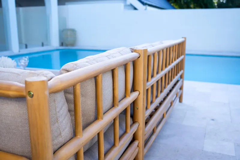 Costa Rica Acacia Outdoor Corner Lounge | Beige