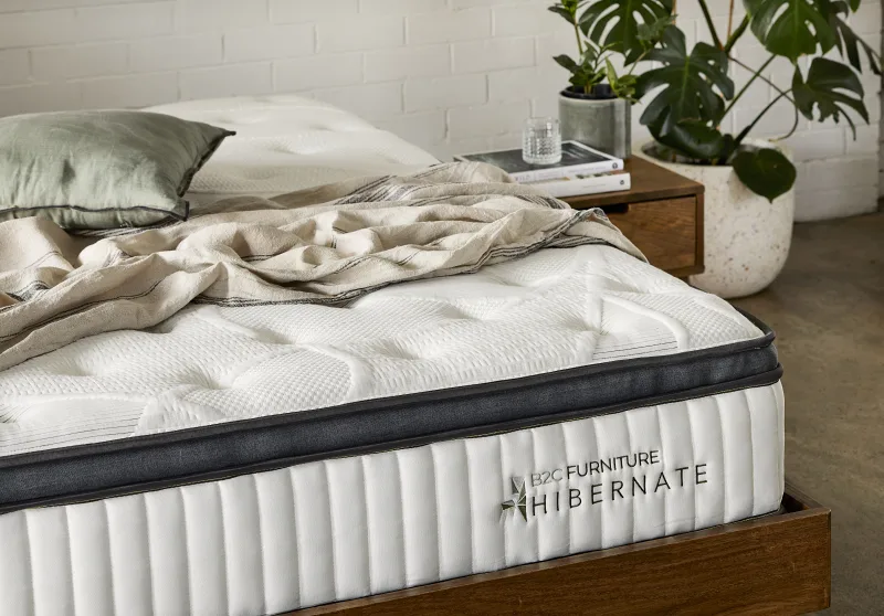 Cosy King Bedroom Buddy Package | Bed + Mattress Bundle | Ivory Boucle Fabric