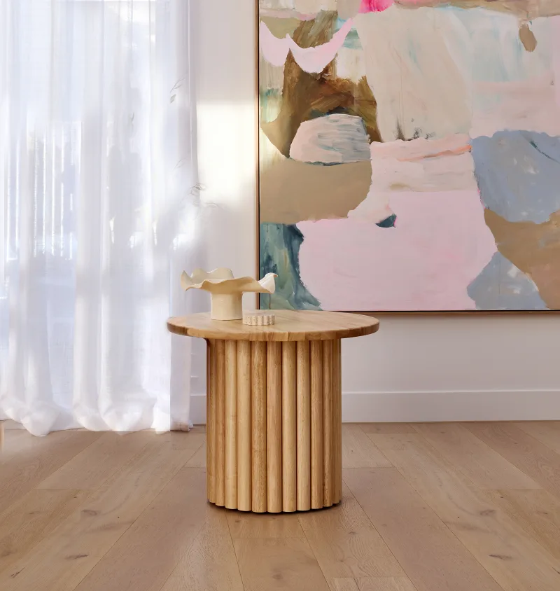 Courbe 2PCE Living Room Package | Right Chaise | Grey & Natural