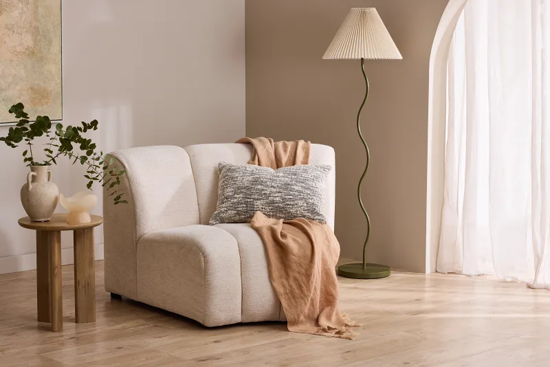 Photo of Cove Side Table | Natural White Wash
