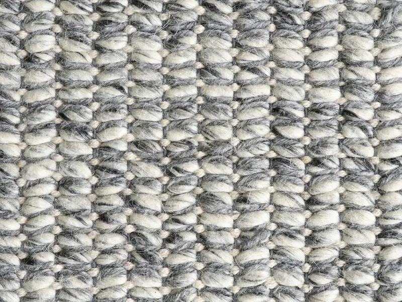 Elora Woven Area Rug  Grey