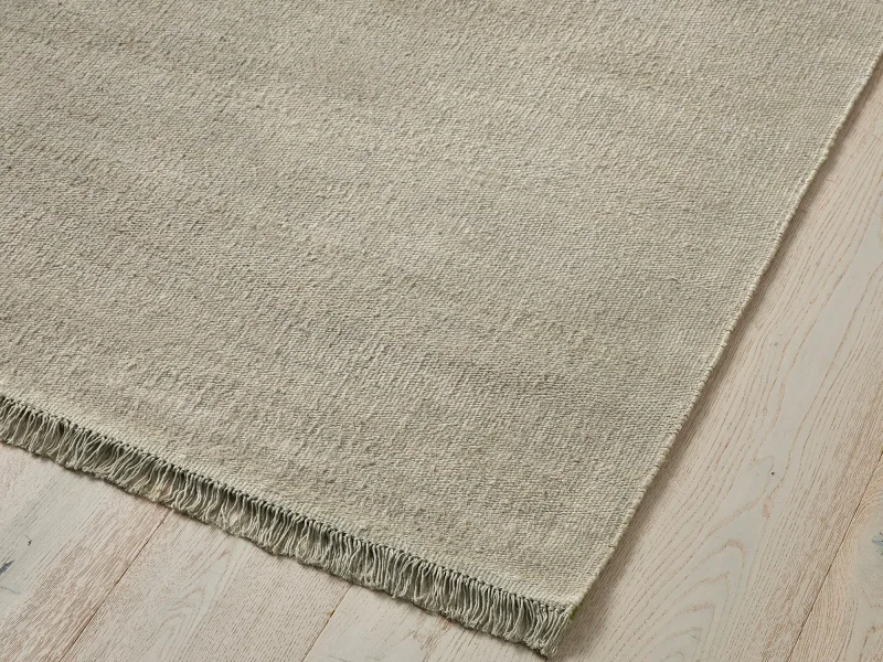 Emilio Oyster Linen Rug | 3m x 4m