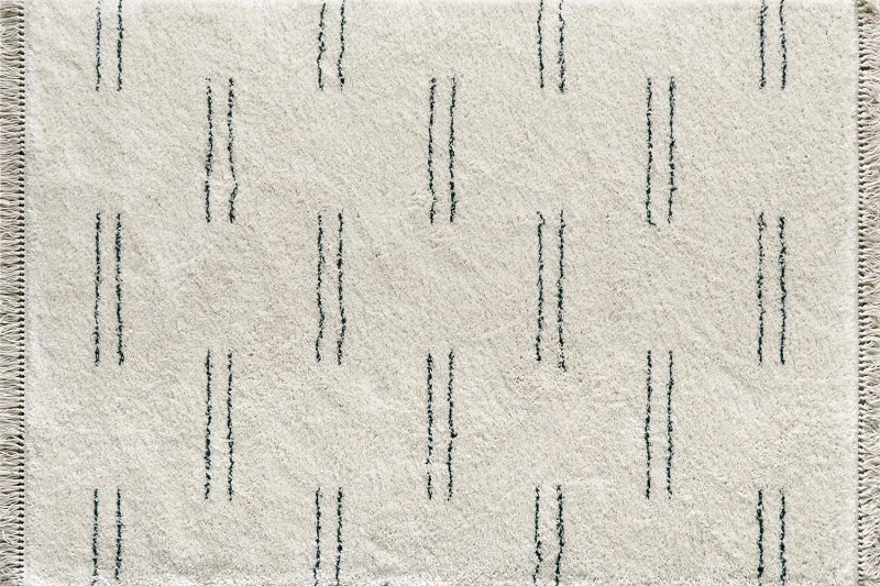 Enrica Pattern Area Rug | Beige