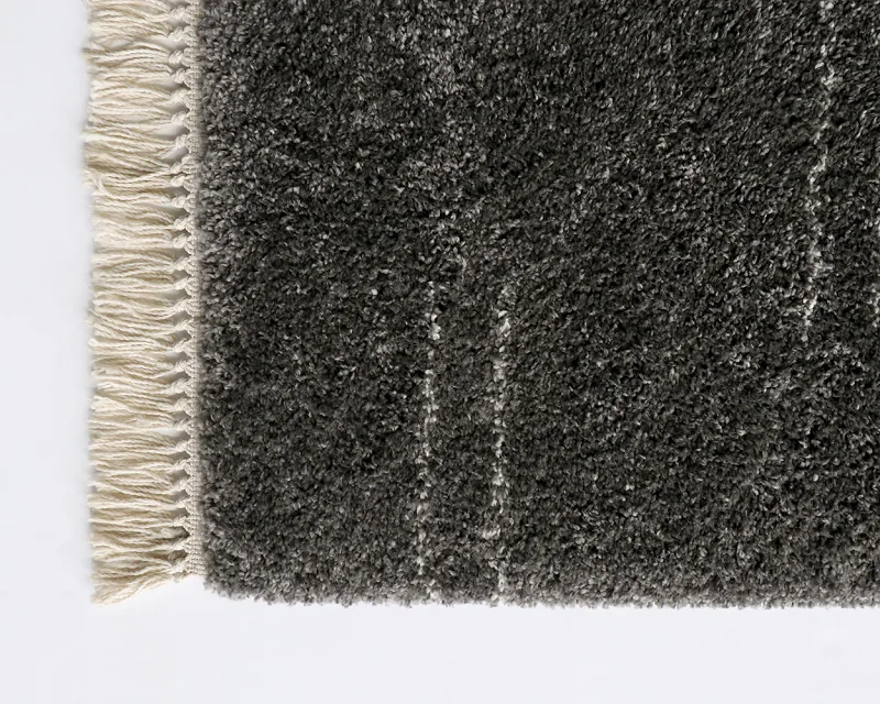 Enrica Pattern Area Rug | Charcoal