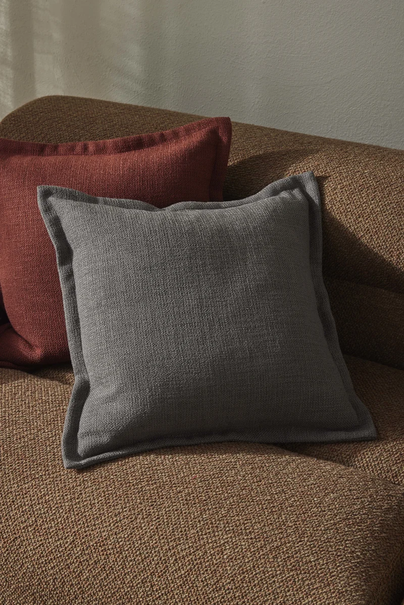 Figlio Graphite Cushion | 50cm x 50cm