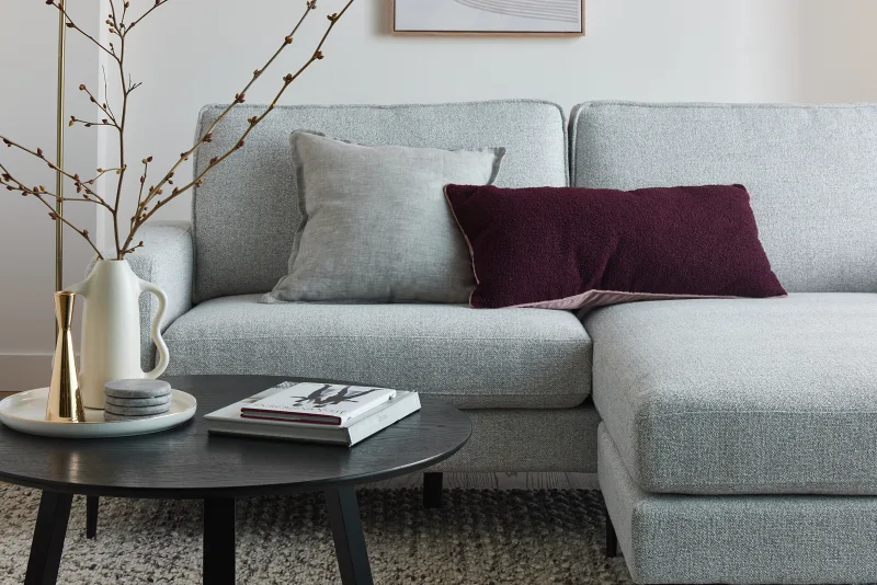 Franki 3PCE Living Room Package | Grey & Black