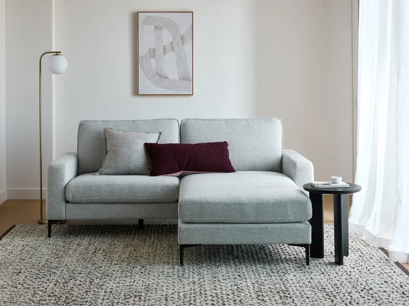 Franki 3PCE Living Room Package | Grey & Black