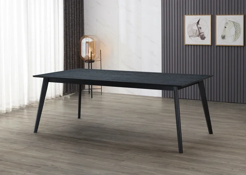 Gaudo 8PCE Dining Room Package | Black | Beige