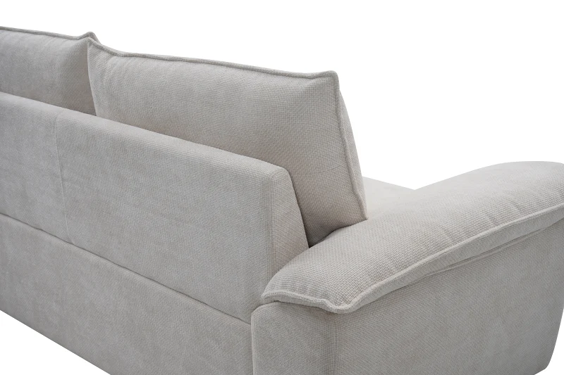 Hideaway White Sofa Bed with Storage | Right Chaise