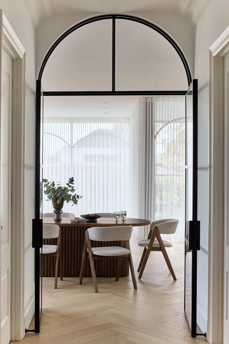 Jasper Oval Dining Table | 6 Seater | Rustic Walnut Hardwood