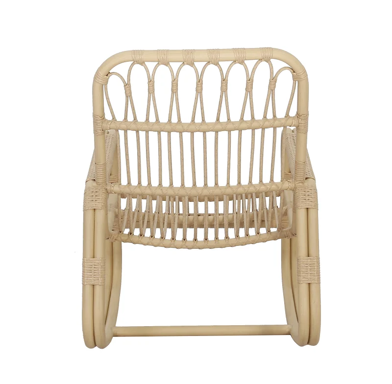 Lenco Natural Wicker Outdoor Rocking Chair 