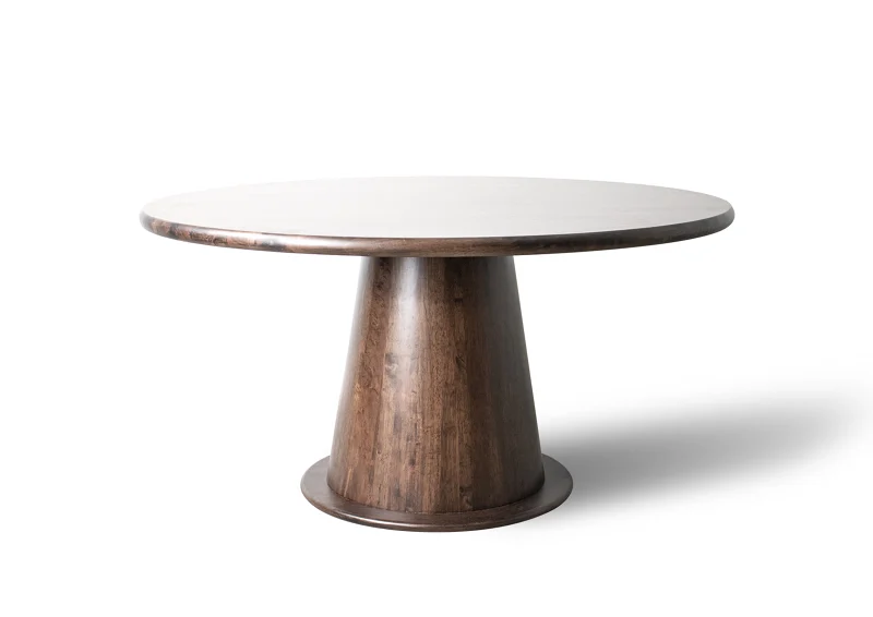 Photo of Manor Hardwood Round Dining Table | Arabica Walnut | 8 Seater