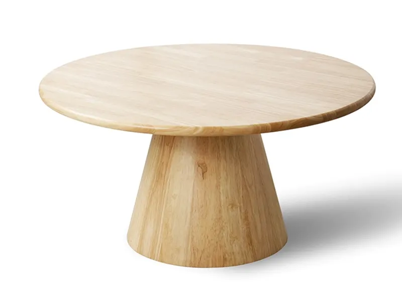 Manor Hardwood Round Coffee Table | Natural