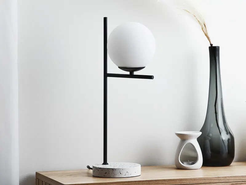 Mateo Table Lamp | Black | 50cm
