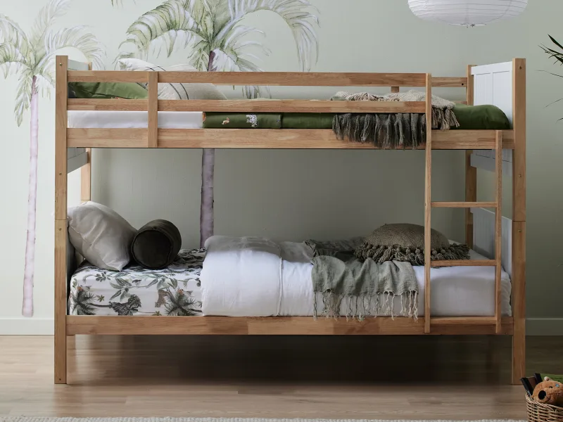 Myer King Single Bunk Bed Buddy Package | Bunk Bed & Mattresses