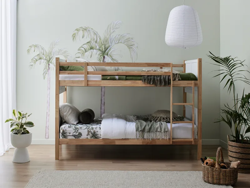 Myer King Single Bunk Bed Buddy Package | Bunk Bed & Mattresses