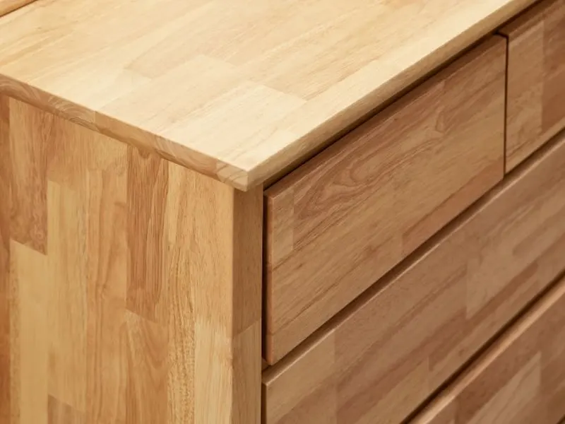 Myer Low Chest Of Drawers | Natural Hardwood