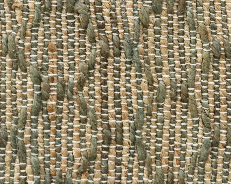 Myra Jute Pattern Rug | Moss Grey