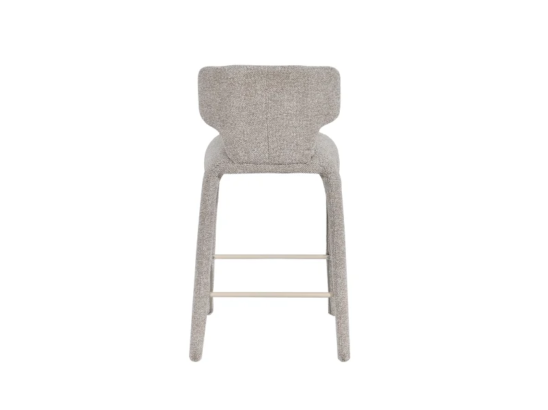 Paris Boucle Counter Stool | Beige Fabric
