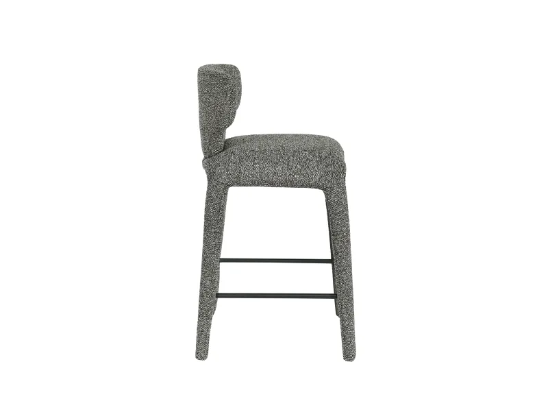 Paris Boucle Counter Stool | Sage Green Fabric