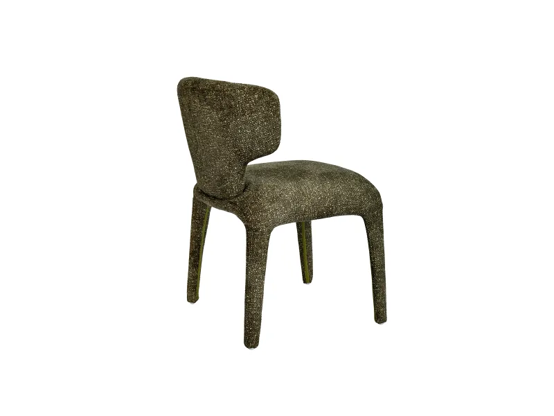 Paris Fabric Dining Chair | Olive Green