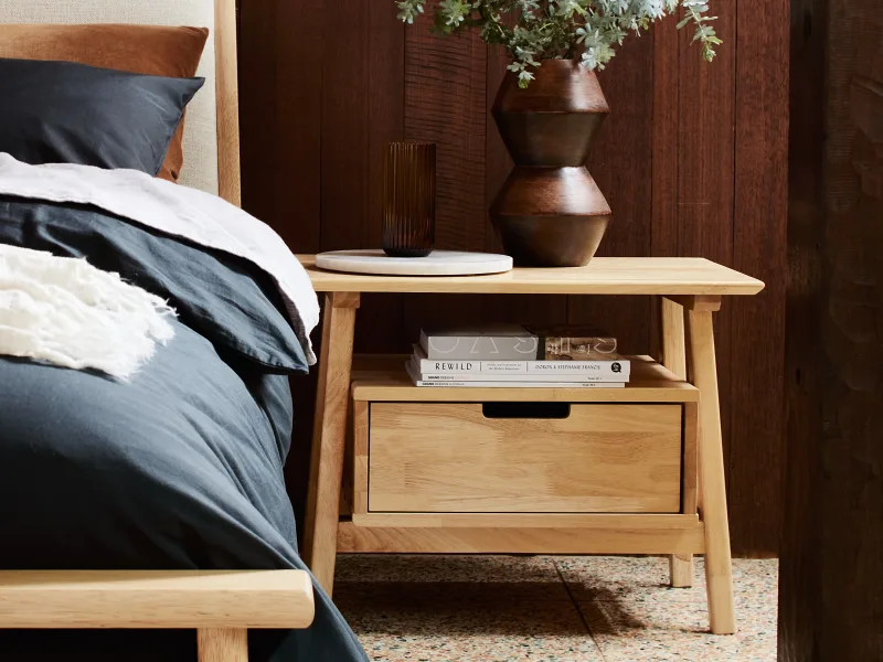 Rome 3PCE King Size Bedroom Suite | Natural