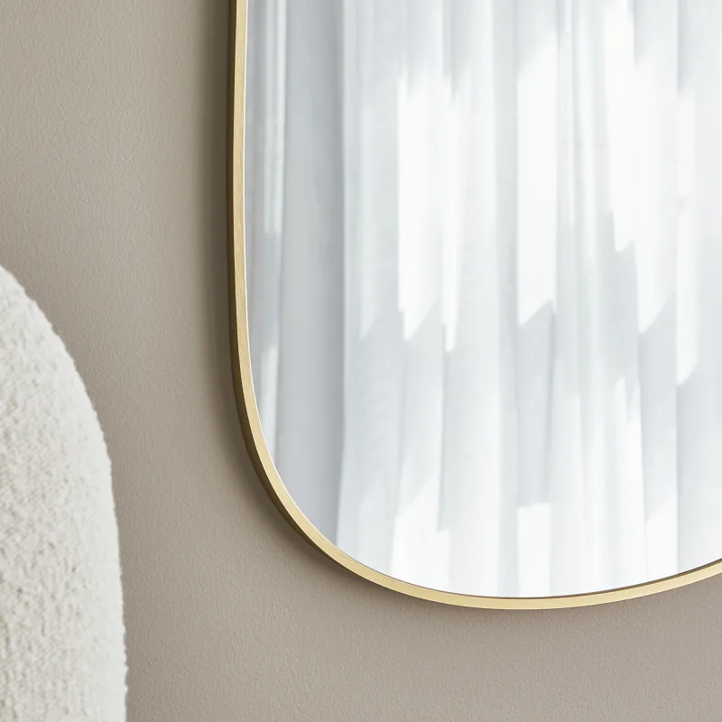 Sage Organic Mirror | Gold | 60 x 110cm