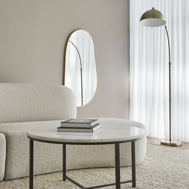 Sage Organic Mirror | Gold | 60 x 110cm