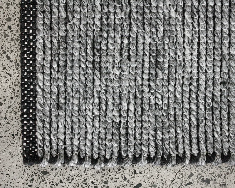 Shetland Woven Area Rug | Grey 