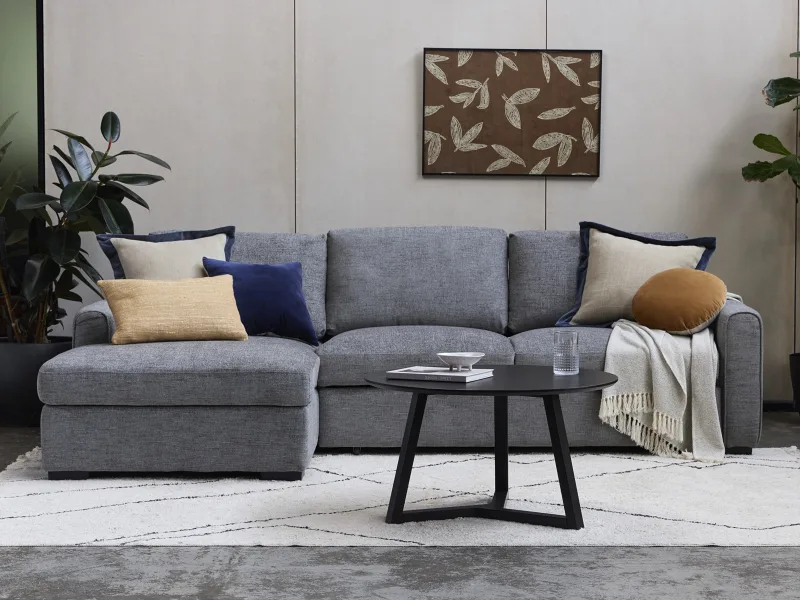 Siesta Sofa Bed | Grey | Left Chaise