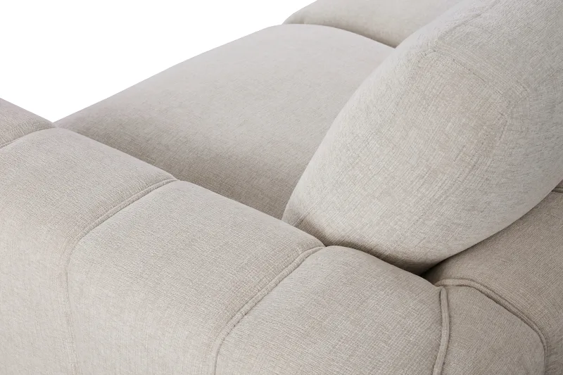 Sonna Beige Sofa with Pull-out Trundle and Storage | Left Chaise