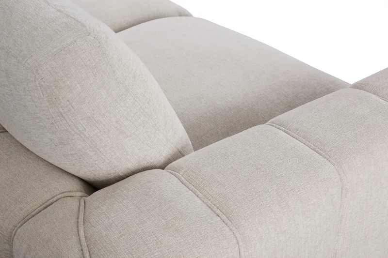 Sonna Beige Sofa with Pull-out Trundle and Storage | Right Chaise