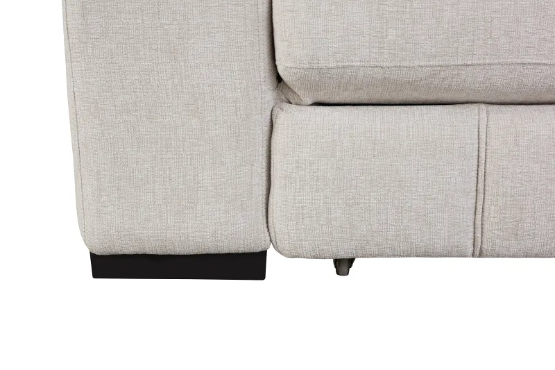 Sonna Beige Sofa with Pull-out Trundle and Storage | Right Chaise